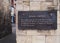 Sign for the Roman Fortress, York, Northern England