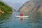 Sign Ship on Yangtze Small Three Gorges At Wushan China