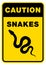 Sign silhouette snake. Isolated symbol icon snake