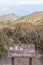 Sign of Sunset Peak on Lantau Island, Hong kong