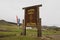 Sign for the tourist attraction - River of Gold, a place for tourist for gold panning