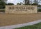 Sign for the Tulsa Herd Grand Monument at LaFortune Park in Tulsa, Oklahoma.