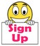 Sign Up On Sign Shows Register Online