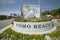 A sign welcoming people to Pismo Beach in Southern California