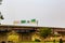 Signage on Douglas Street bridge Omaha Nebraska USA