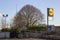 Signage at the Lidl Supermarket car park on the Circular road in Bangor County Down on a dull midwinter day