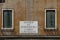 Signage sestier de Dorsoduro - Quarter Dorsoduro and Campo San Pantalon, Place of San Pantalon at the grunge wall in Venice