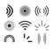 Signal icons vector set icon