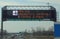 Signal in the Motorway with text that means obligation winter equiment and Speed Check in Italian Language