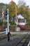 Signal and signal box at South Tynedale Railway