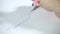 Signature on Contract by Pen in Female Hand. Close-up of Businesswoman Hands Putting Signature on Paper. Signs an Agreement. Close