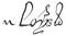 Signature of Louis XI, King of France 1423-1483, vintage engraving