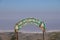 Signboard of Kalo Dungar or Black Hill in Kutch, Gujarat, India