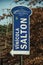 Signboard pointing the direction of Salton Winery