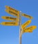 Signpost at Cape Reinga, New Zealand North Island