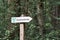 Signpost with German inscription `circular hiking trail` in Pietzmoor, Luneburger heath