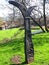 Signpost at Salterforth Moorings, a village within the Borough of Pendle in Lancashire, England