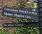 Signposts in Knaresborough, Yorkshire