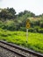 Signs on the railroad