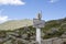 Signs at the ridge leading to Mt. Washington