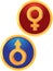 Signs Venus and Mars