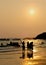 Sihanoukville beach at Sunset