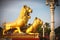 Sihanoukville Cambodia famous Lion Statue