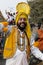 Sikh artists performing Bhangra dance