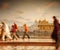 Sikh pilgrims in Golden Temple India