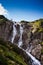 Siklawa waterfall near Zakopane in Tatra Mountains - sunny autumn day