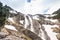 Siklawa waterfall, Wielka Siklawa in the High Tatras in Poland, on the Roztoka stream