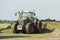 Silage with a large tractor