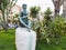 Sileno statue on waterfront in Giardini Naxos town