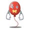 Silent balloon character cartoon style