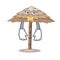 Silent beautiful beach shelter sand isolated cartoon