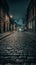 Silent Drama: Cobbled Streets Echo Emptiness