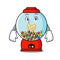 Silent gumball machine mascot cartoon