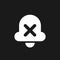 Silent notifications dark mode glyph ui icon