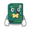 Silent PCB circuit board in the cartoon