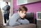 Silent resentment between father and teenager son