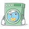 Silent washing machine character cartoon
