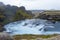 Silfurfoss falls in summer season view, Iceland