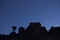 Silhouette of Balanced rock