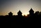 Silhouette of Barong Temple