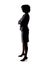 Silhouette of a Black Businesswoman