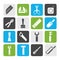 Silhouette Building and Construction Tools icons