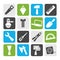 Silhouette Building and Construction Tools icons