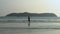 Silhouette of a Burmese Fisherman, Ngapali Beach