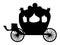 Silhouette of carriage