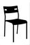 A silhouette of a chair